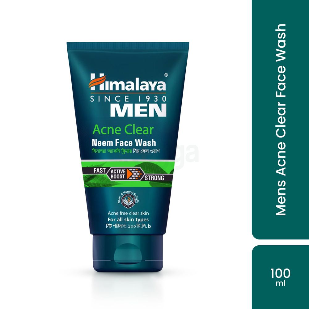 Himalaya Men Acne Clear Neem Facewash 100ml  