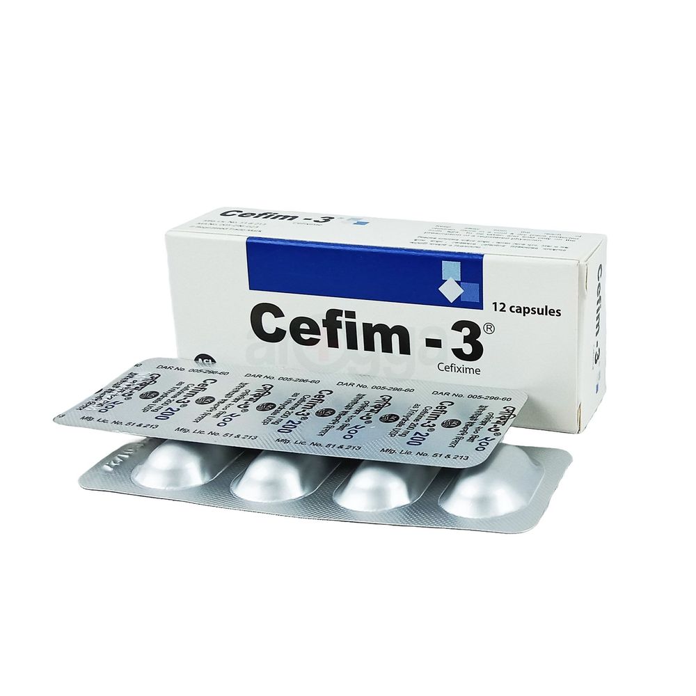 Cefim-3 200mg Tablet