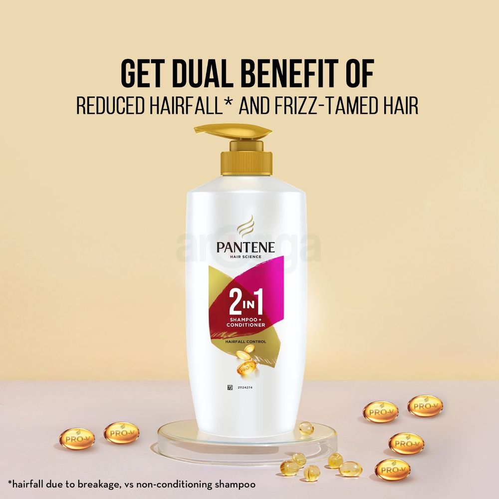 Pantene Hailfall Control 2 In 1 Shampoo & Conditioner 650ml  