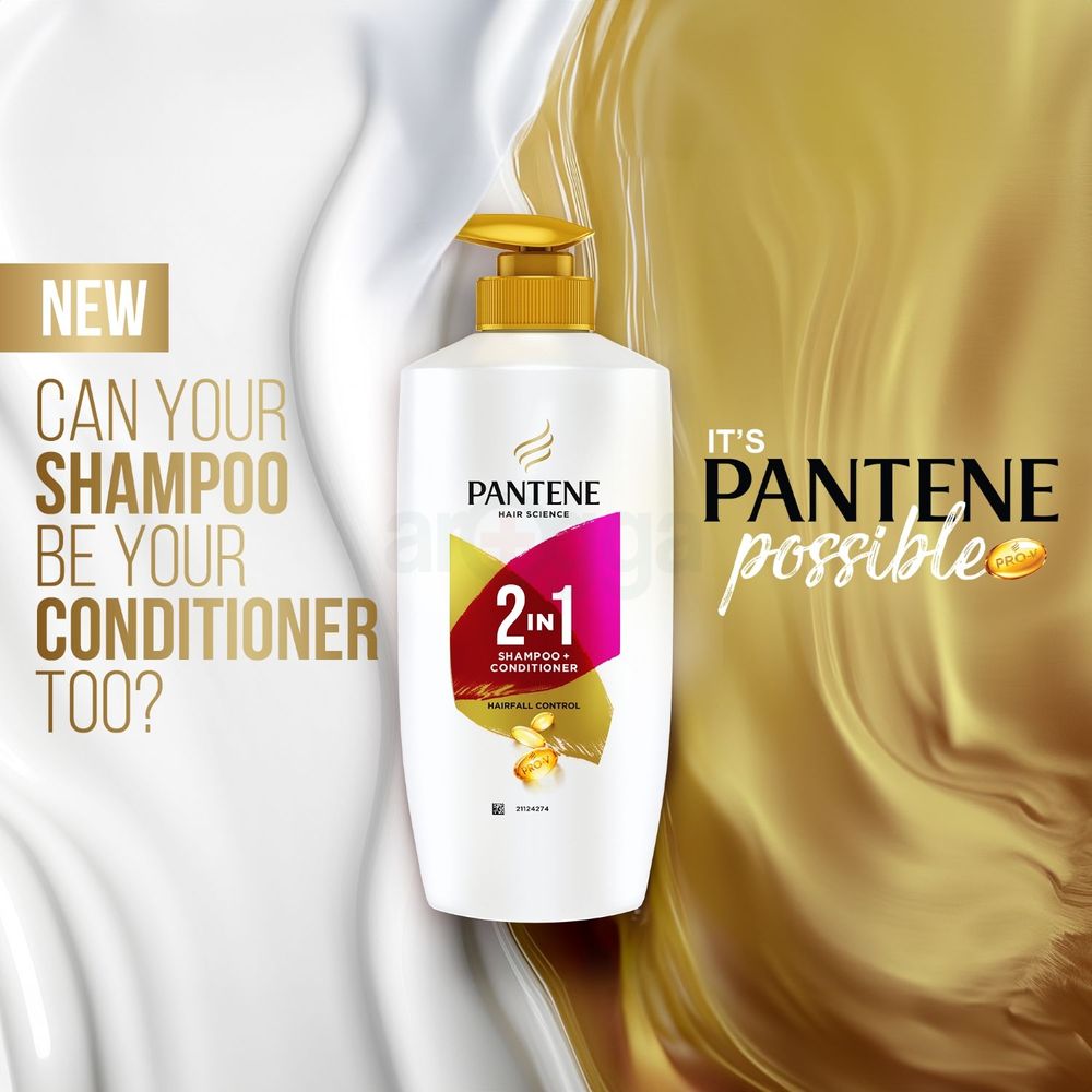 Pantene Hailfall Control 2 In 1 Shampoo & Conditioner 650ml  