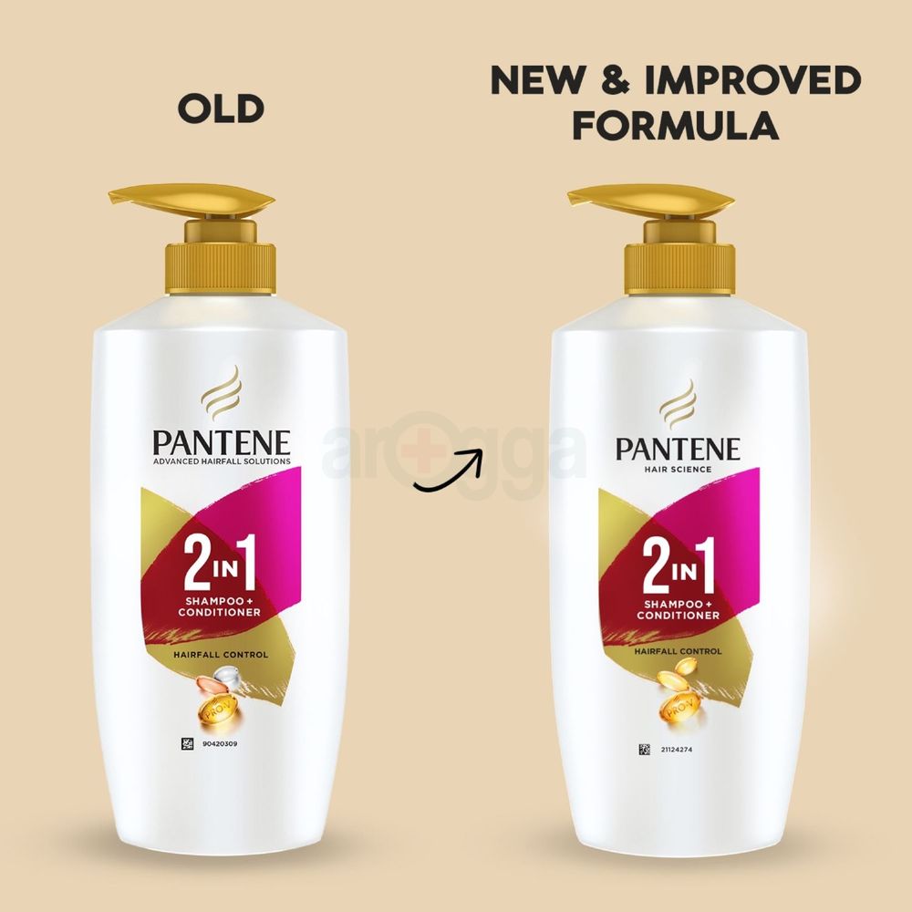 Pantene Hailfall Control 2 In 1 Shampoo & Conditioner 650ml  
