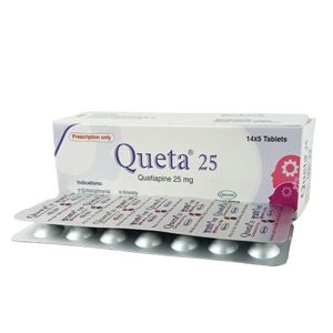 Queta 25mg Tablet