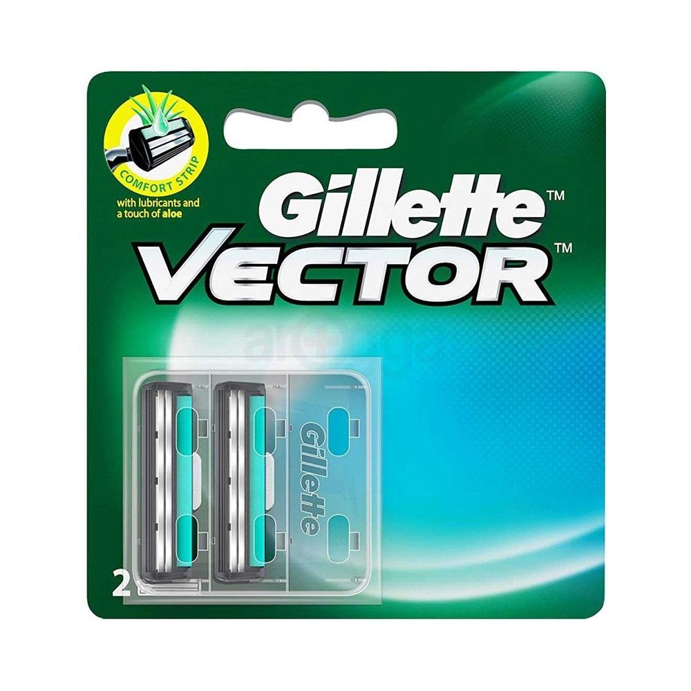 Gillette Vector Plus Shaving Cartridges - 2Pcs  