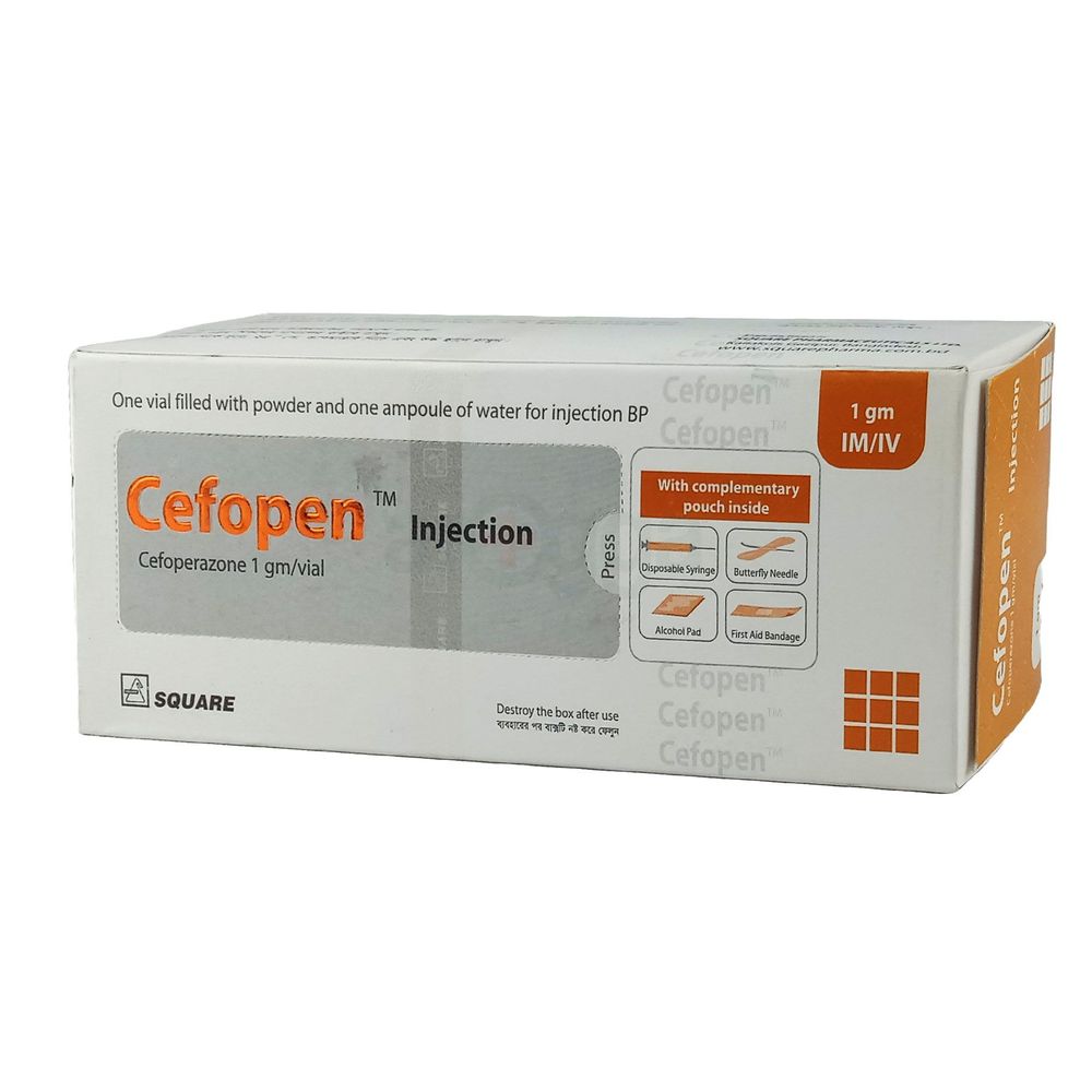 Cefopen 1 gm IM/IV 1gm/vial Injection