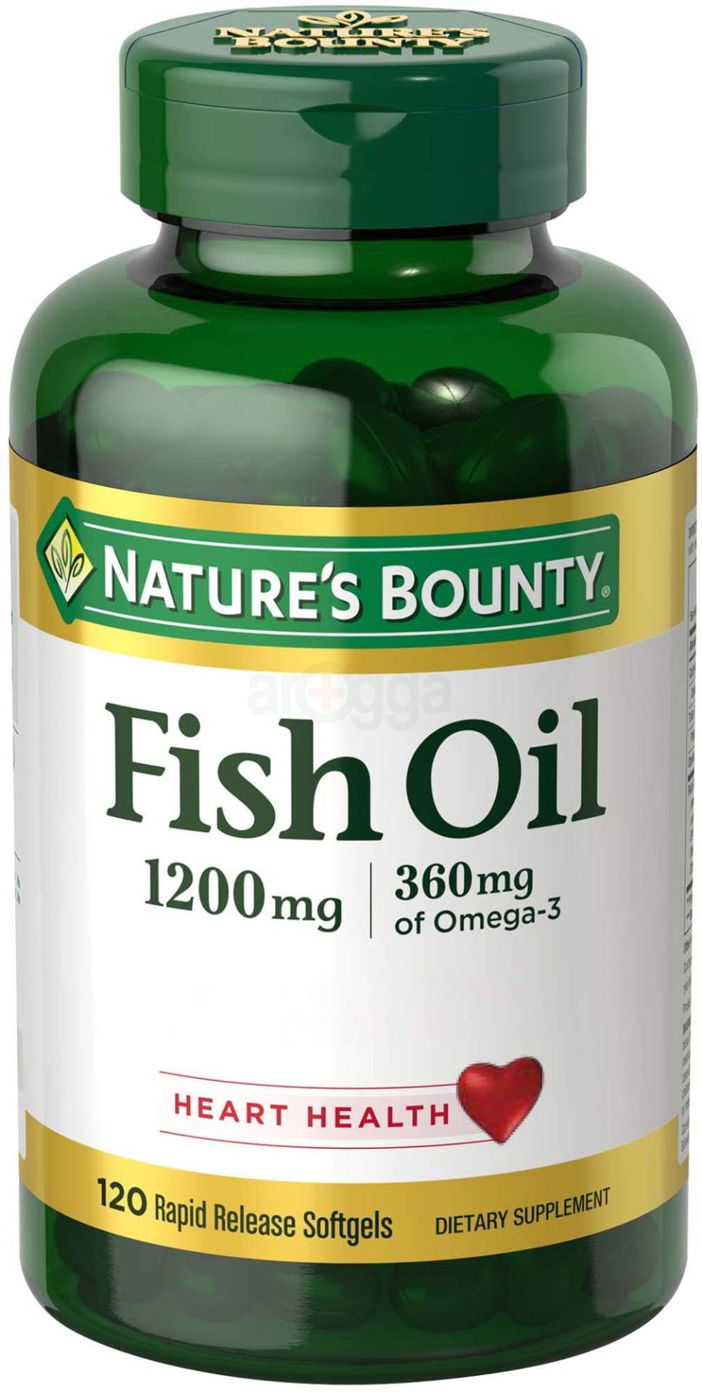 Nature's Bounty Fish Oil (Omega-3) 1200mg 120 Capsules  