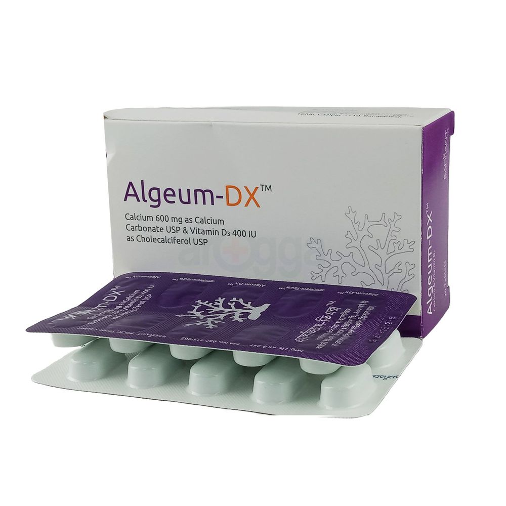 Algeum-DX 600mg+400IU Tablet