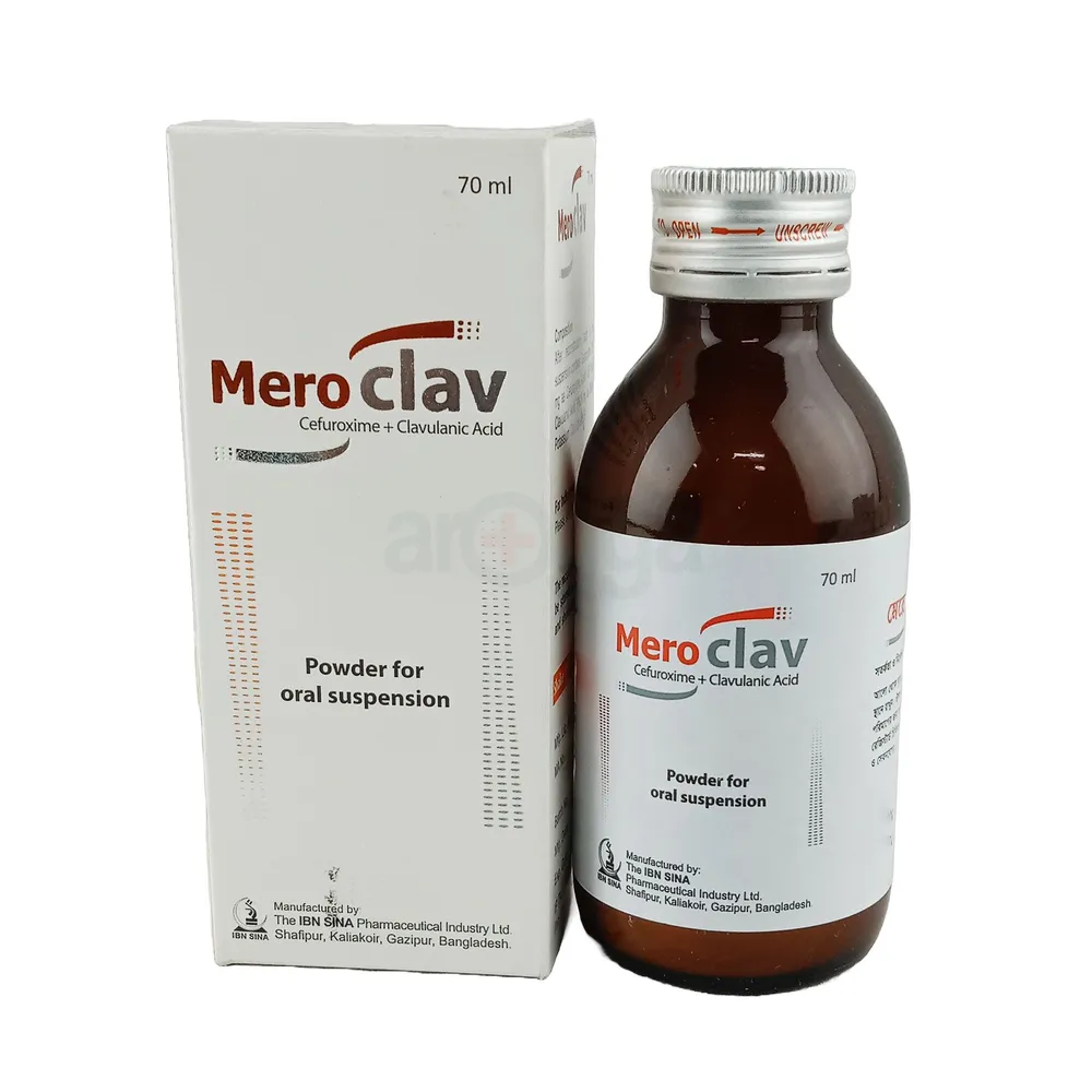 Meroclav PFS 125mg+31.25mg/5ml Powder for Suspension