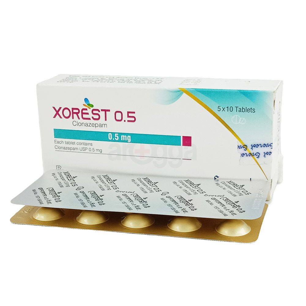 Xorest 0.5 0.5mg Tablet