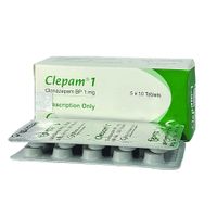 Clepam 1mg Tablet