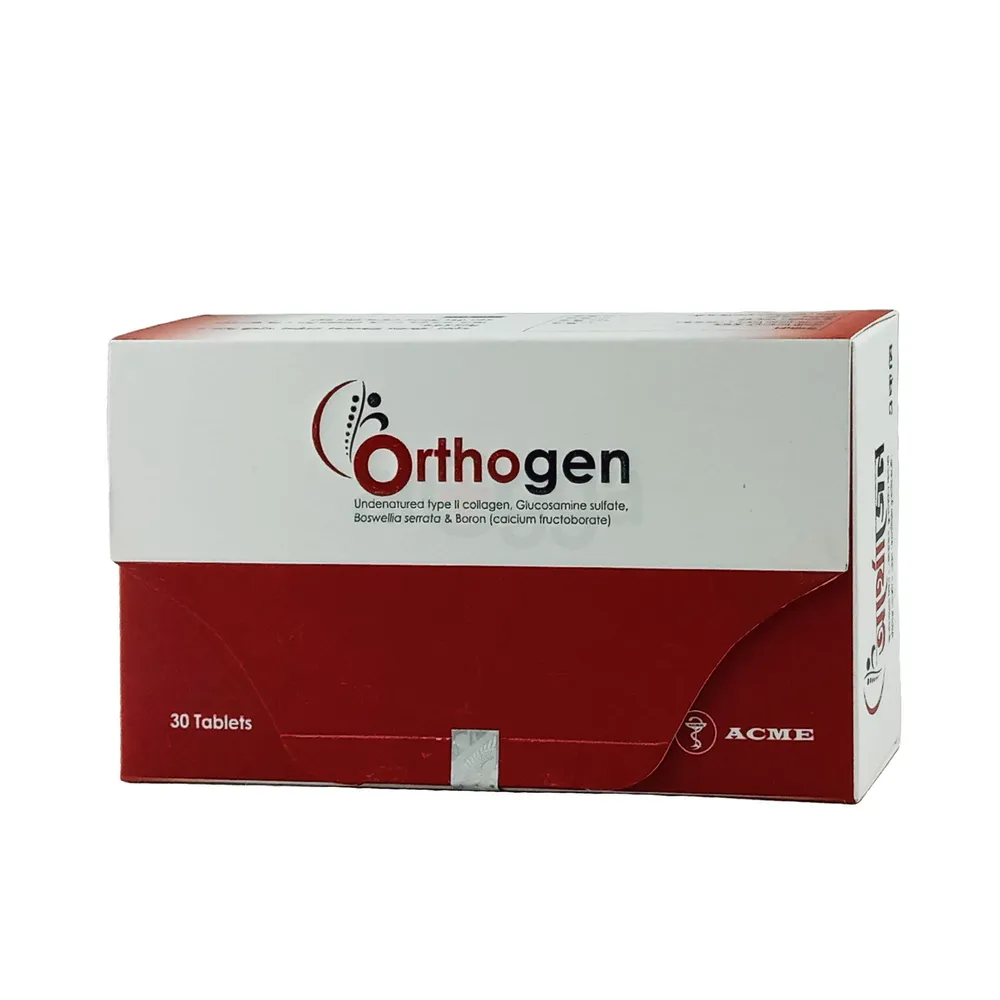 Orthogen 20mg+750mg+50mg+0.75mg Tablet