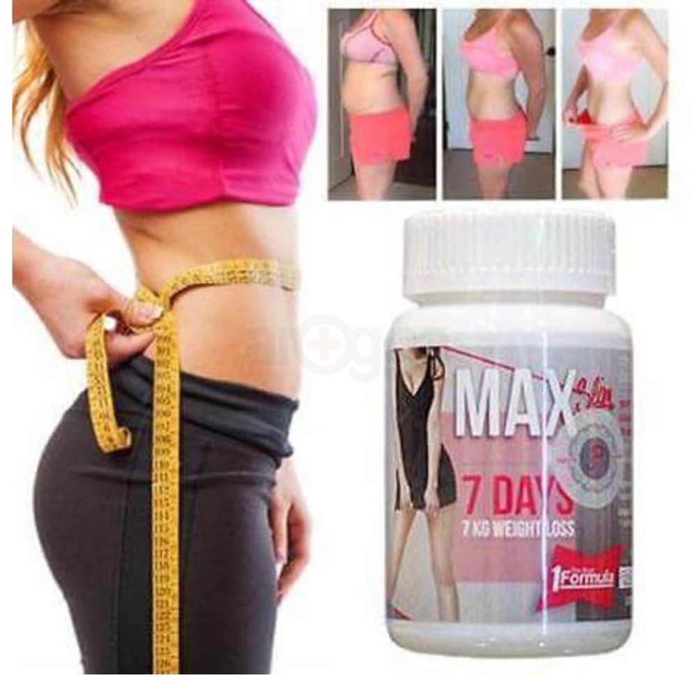 Max Slim 7Days Weight Loss for Male & Female 30 Capsules  