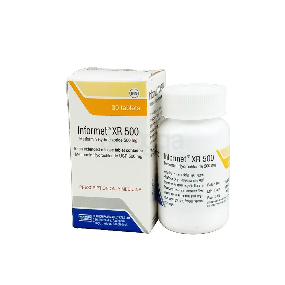 Informet XR 500mg Tablet