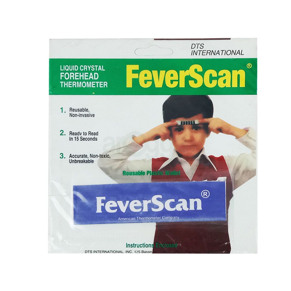 FeverScan Forehead Liquid Crystal Display Strip Child Thermometer  