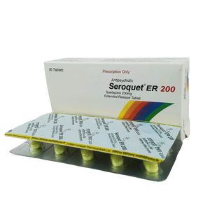 Seroquet ER 200mg Tablet