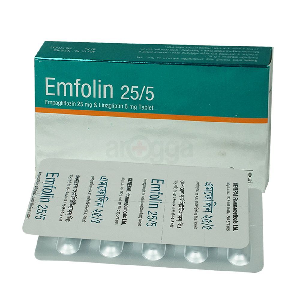 Emfolin 25/5 25mg+5mg Tablet