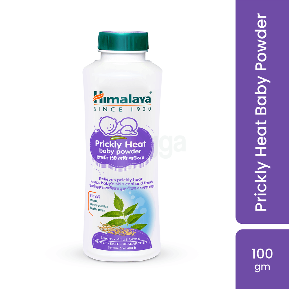 Himalaya Prickly Heat Baby Powder with Neem & Khus Grass 100g  