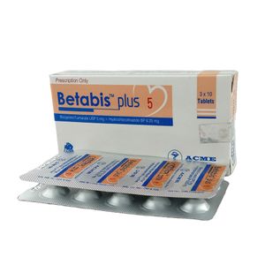 Betabis Plus 5mg+6.25mg Tablet