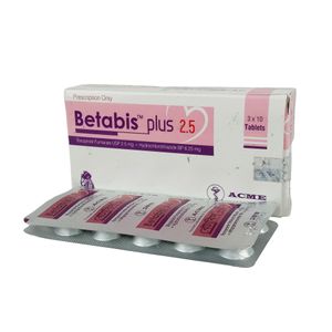 Betabis Plus 2.5 2.5mg+6.25mg Tablet