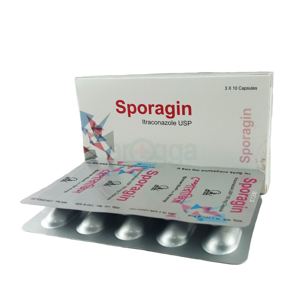 Sporagin 100mg Capsule