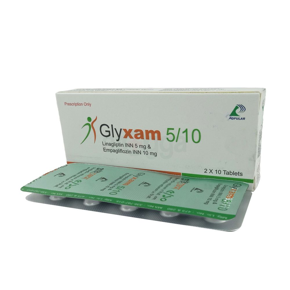 Glyxam 5/10mg+5mg Tablet