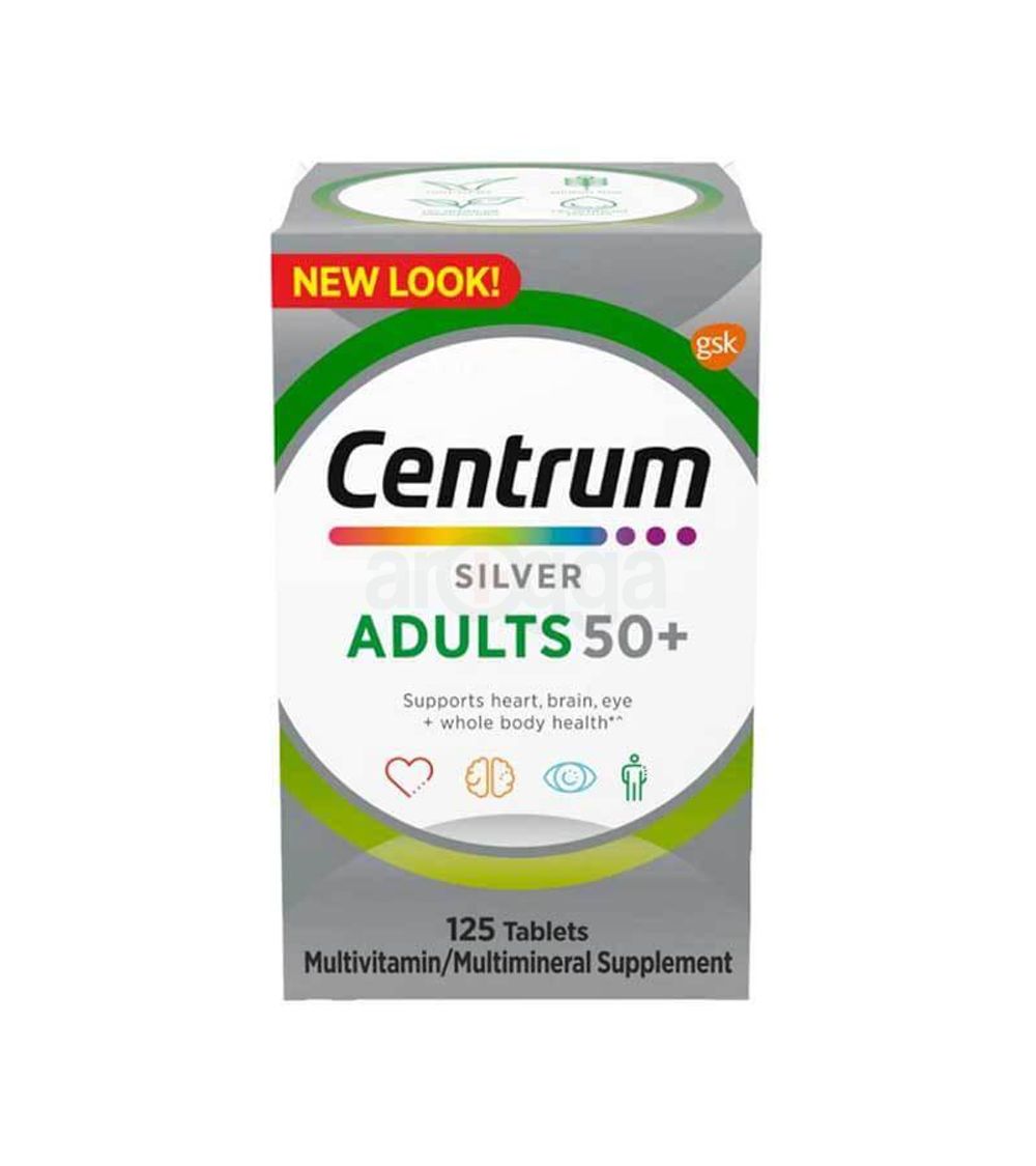 Centrum Silver Multivitamin For Adults 125 Tablets  