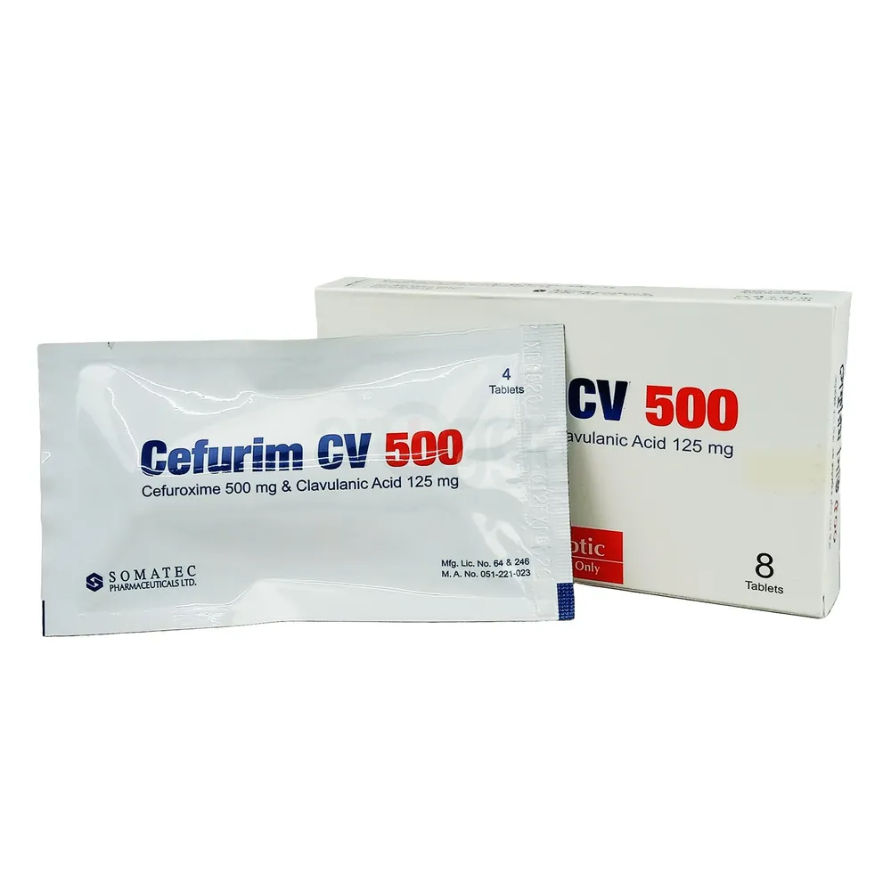Cefurim CV 500mg+125mg Tablet