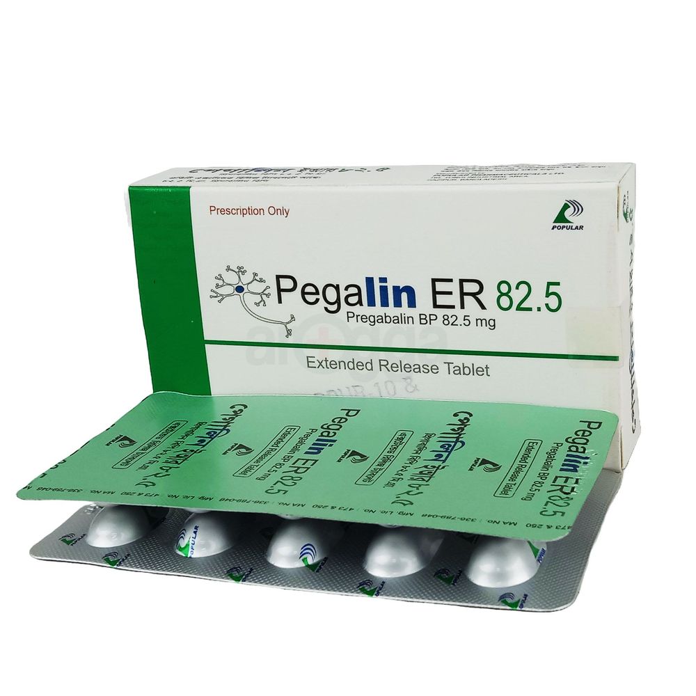 Pegalin ER 82.5 82.5mg Tablet