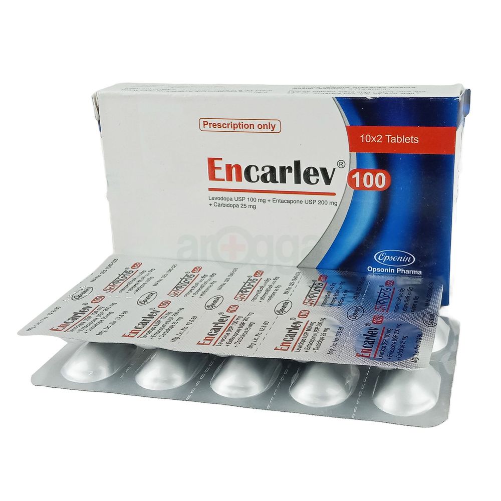 Encarlev 100 25mg+200mg+100mg Tablet