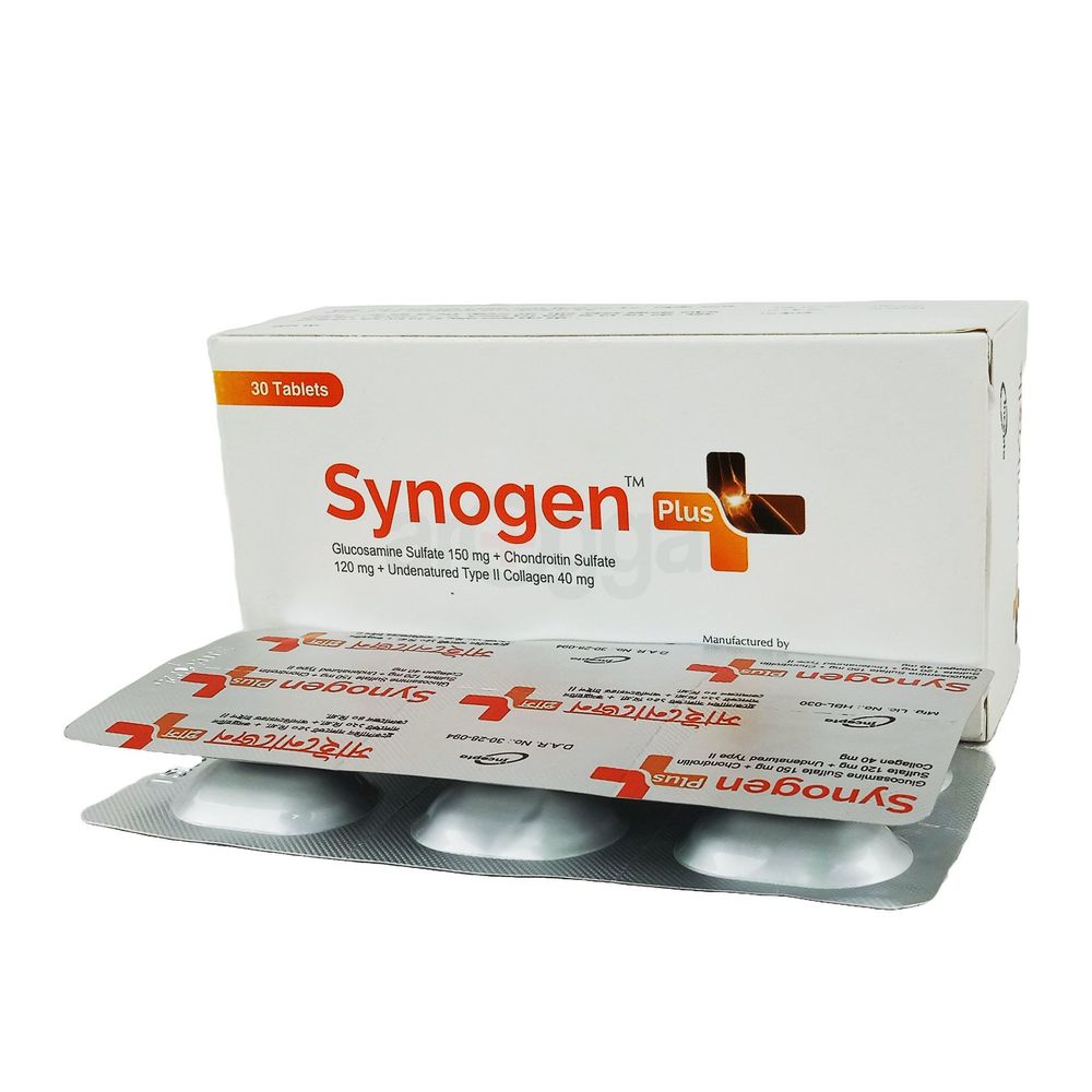 Synogen Plus 40mg+150mg+120mg Tablet