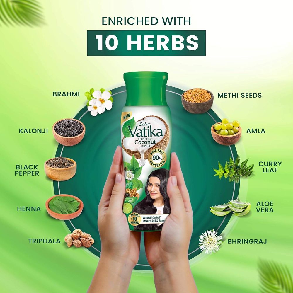 Dabur Vatika Enriched Coconut Hair Oil  