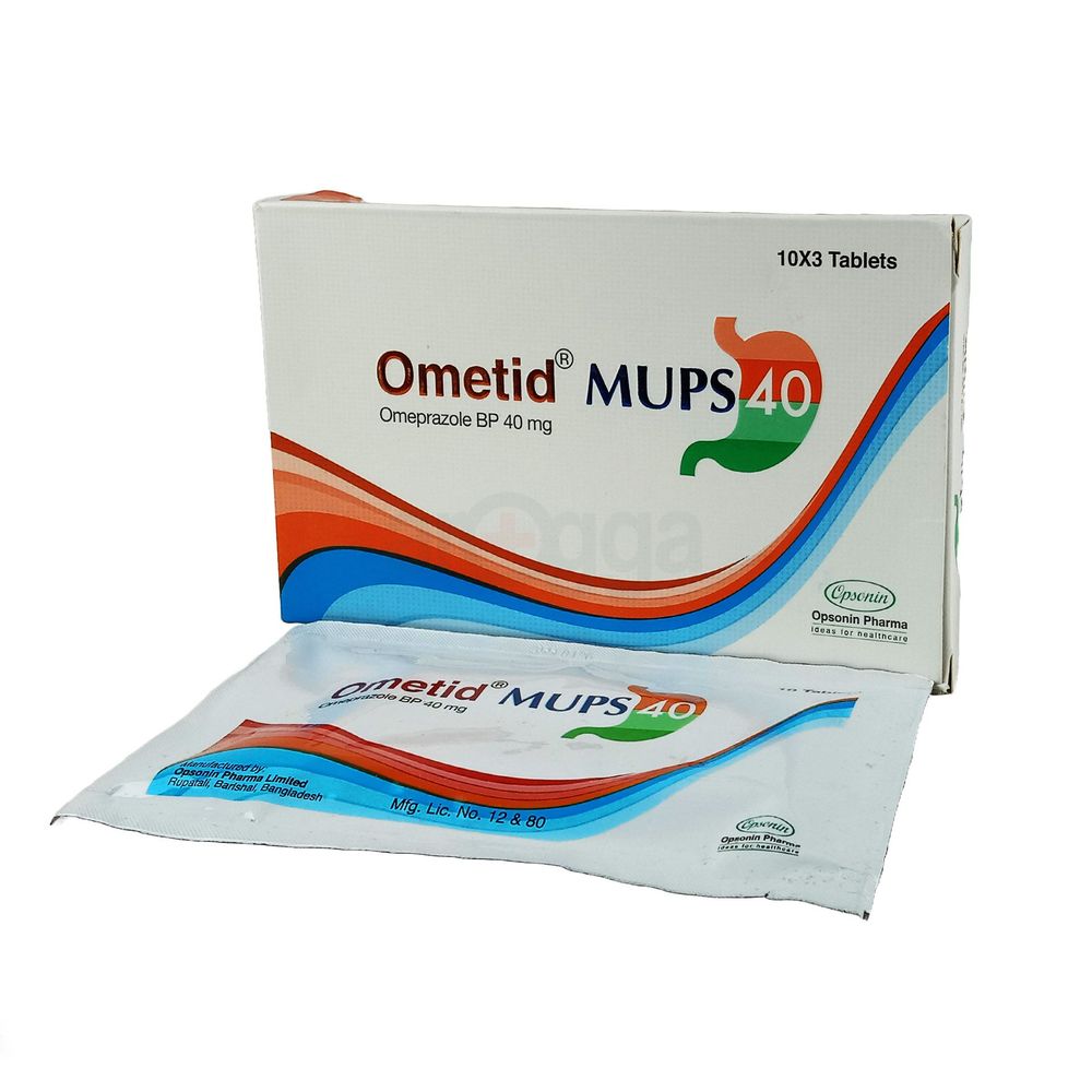 Ometid Mups 40mg Tablet