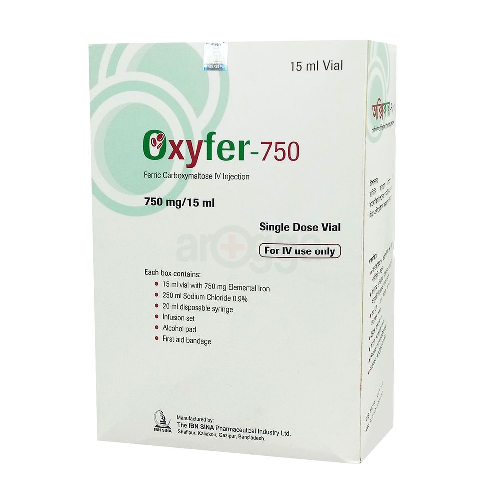 Oxyfer 750mg/15ml Injection