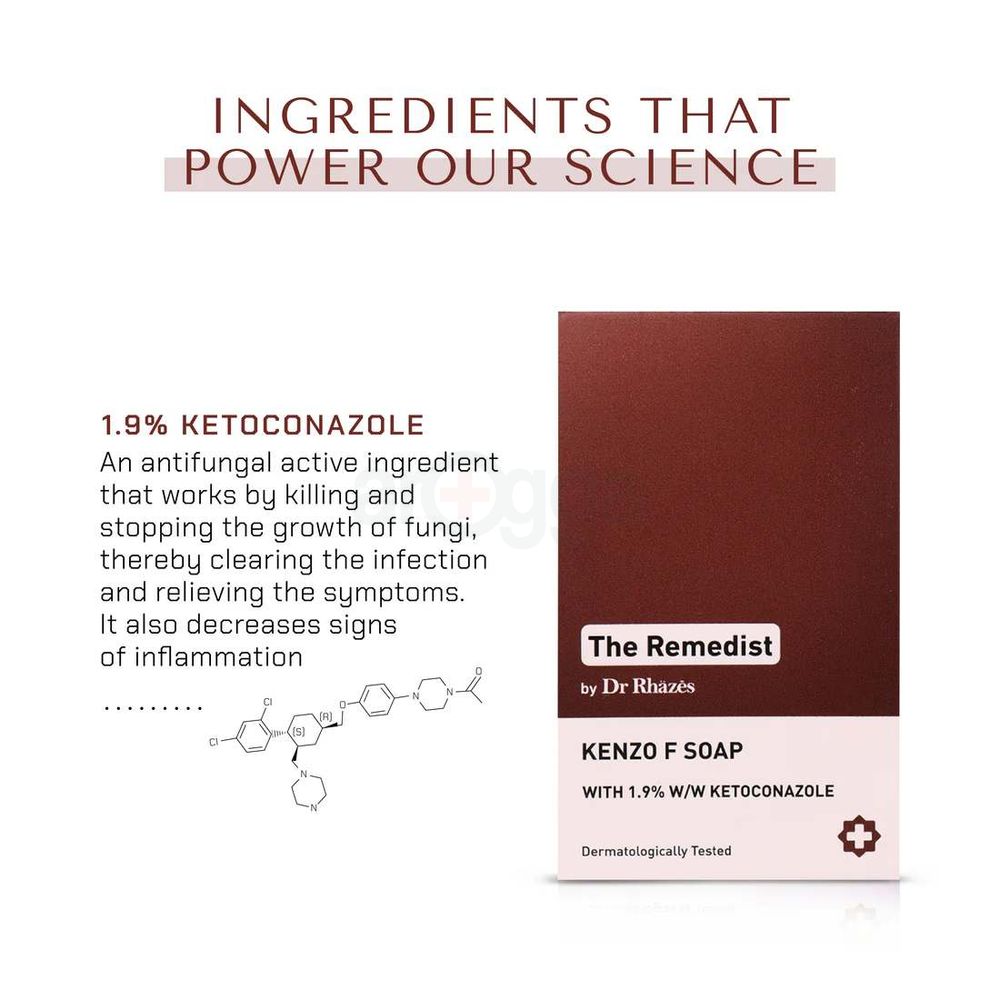 The Remedist by Dr Rhazes Kenzo F Soap 100g  