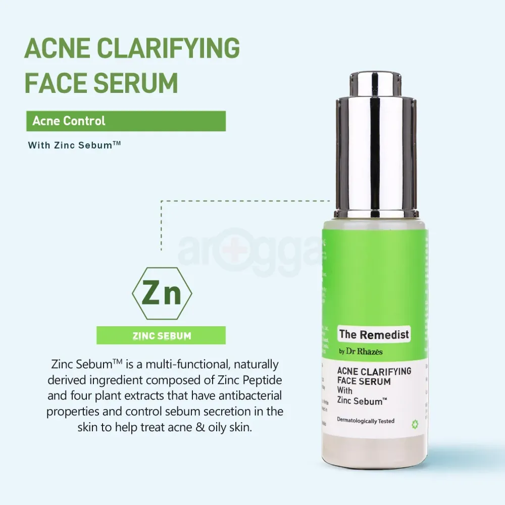 The Remedist by Dr Rhazes Acne Clarifying Face Serum 30ml  