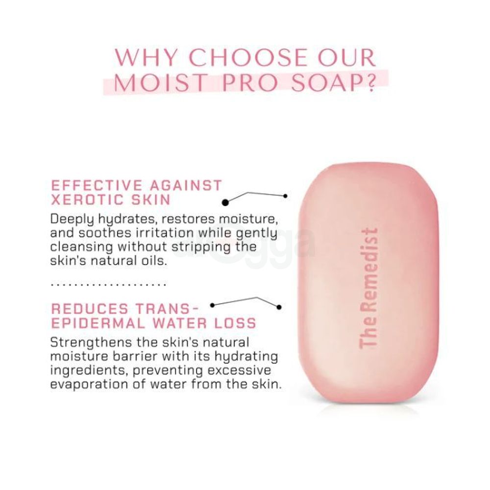 The Remedist by Dr Rhazes Moist Pro Soap with Olive Oil & Aloevera 100g  