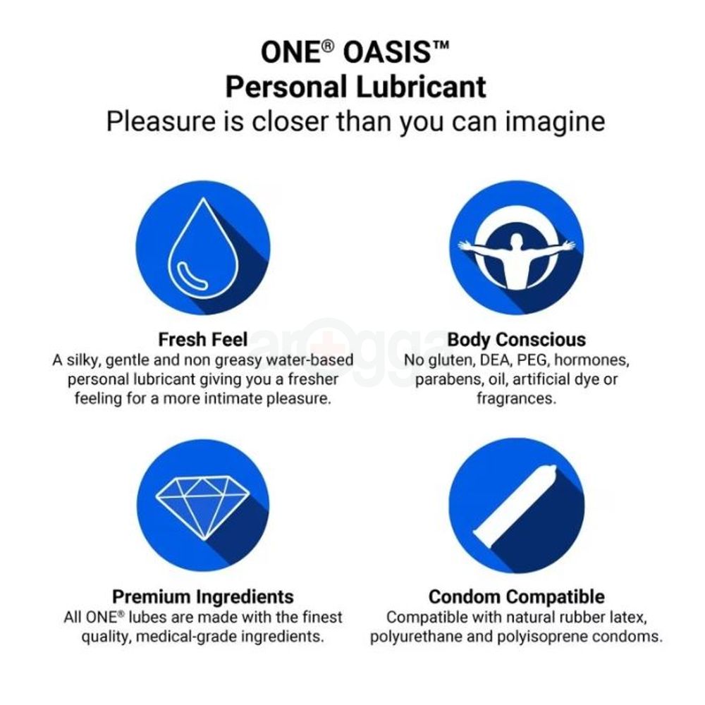 ONE Oasis Personal Water-Based Lubricant 60ml  