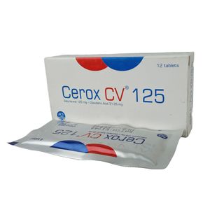 Cerox CV 125mg+31.25mg Tablet