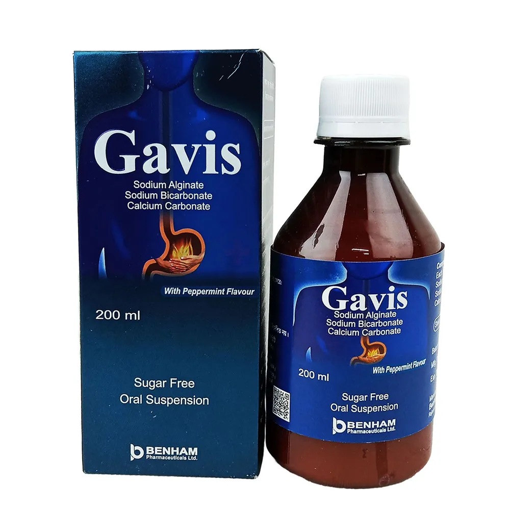 Gavis 500mg+267mg+160mg/10ml Suspension