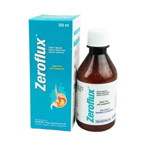 Zeroflux 500mg+267mg+160mg/10ml Suspension