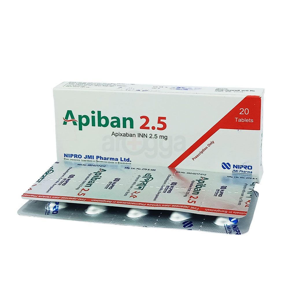 Apiban 2.5 2.5mg Tablet