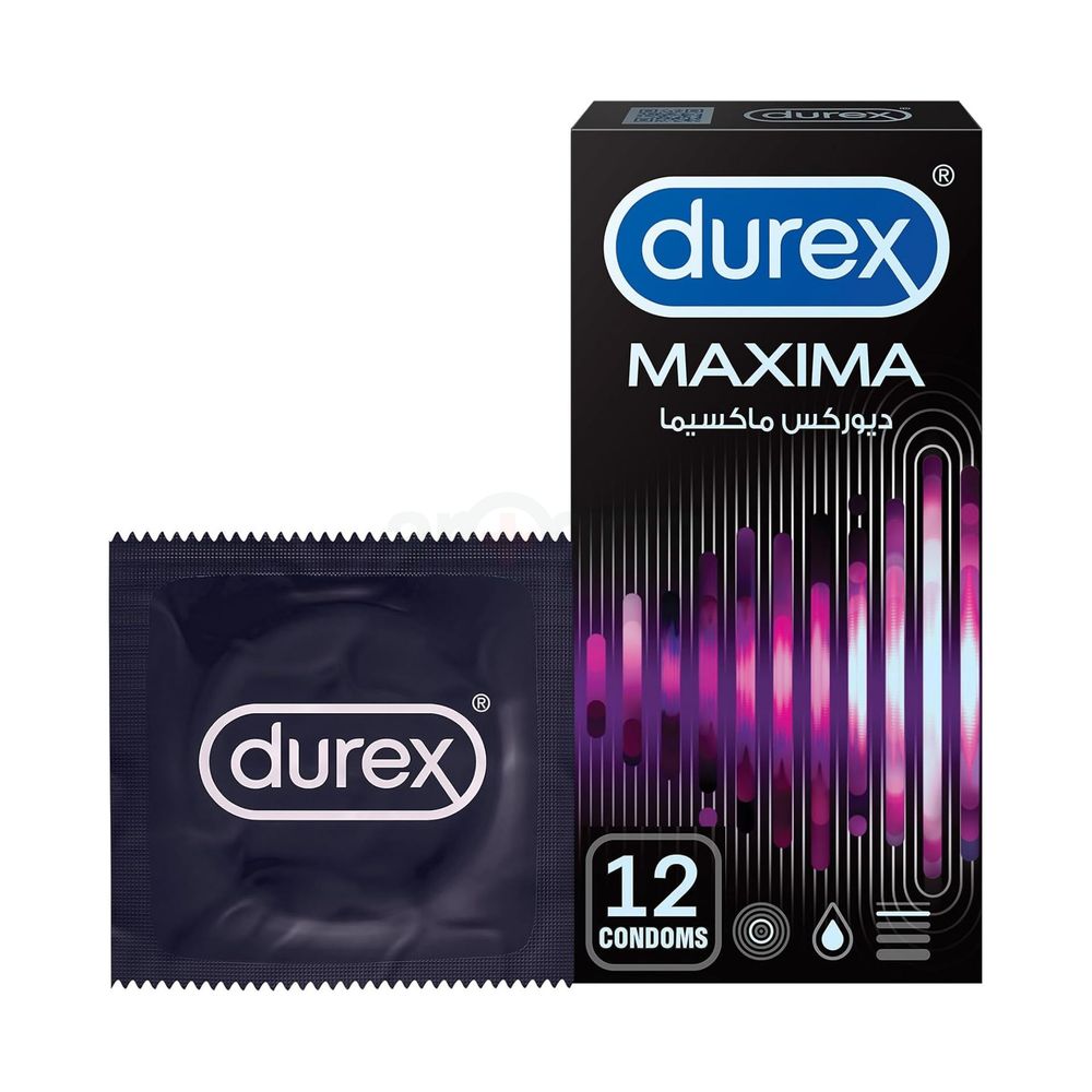 Durex Maxima 52mm With Stimulating Gel Condom - 12Pcs Pack  