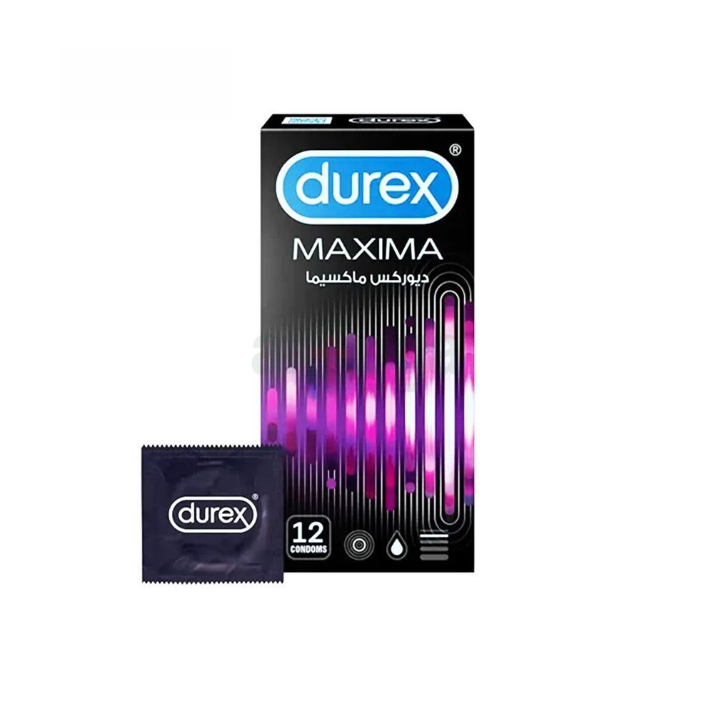 Durex Maxima 52mm With Stimulating Gel Condom - 12Pcs Pack  