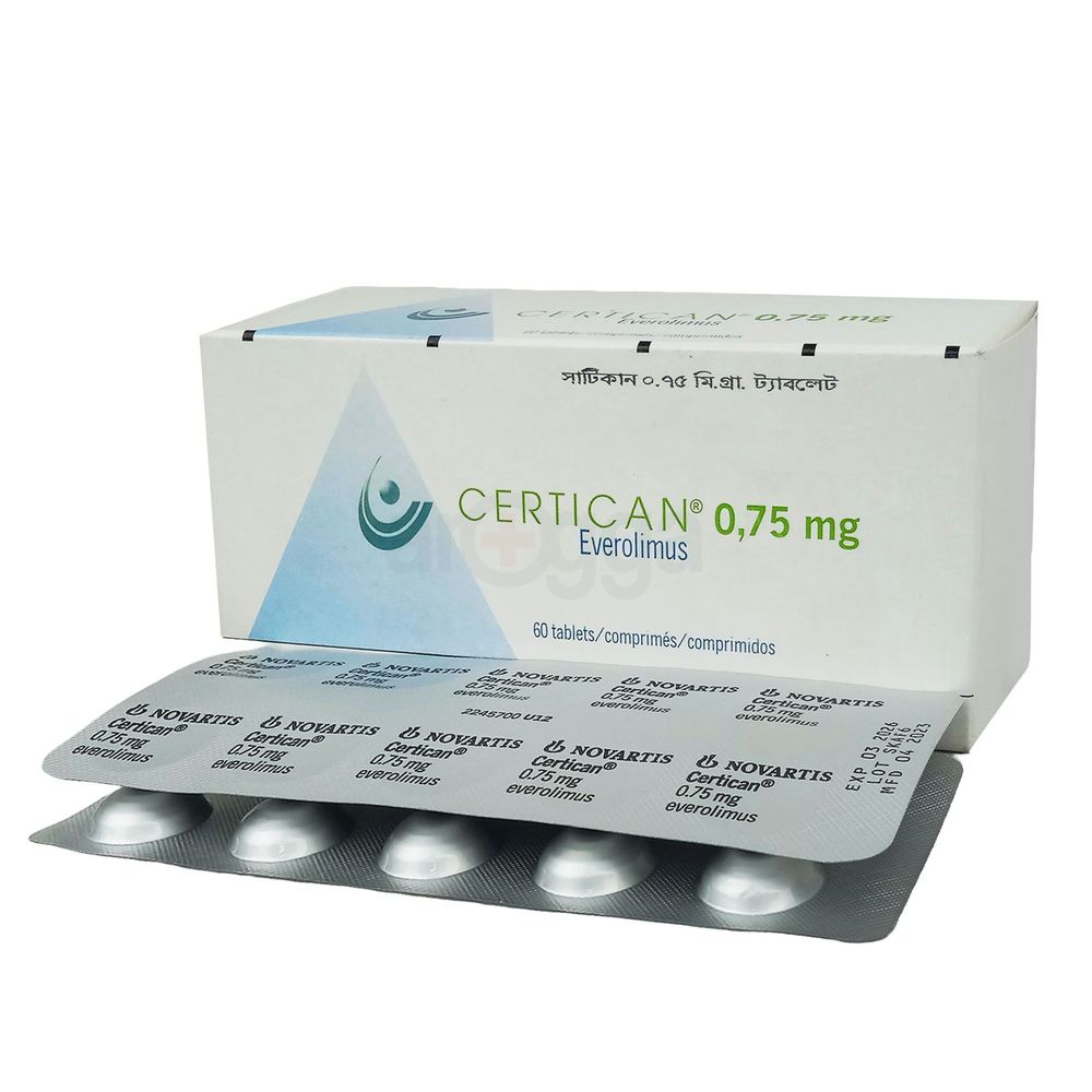 Certican 0.75 0.75mg Tablet