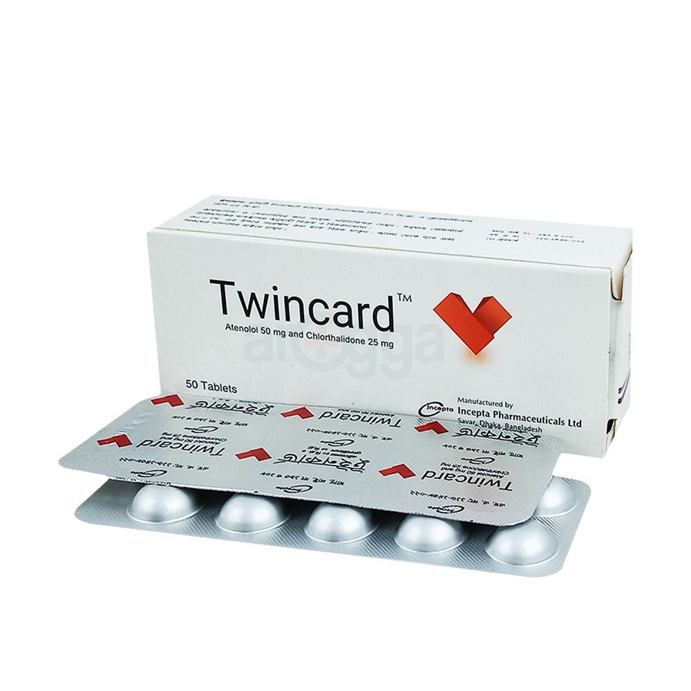 Twincard 50/25 50mg+25mg Tablet