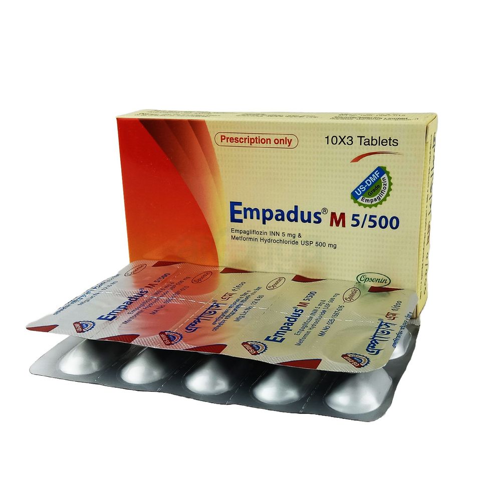 Empadus M 500 5mg/500mg Tablet