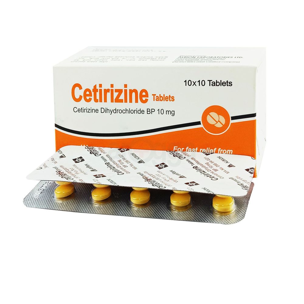 Cetirizine 10mg Tablet