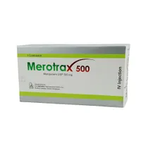 Merotrax 500mg IV 500mg/vial Injection