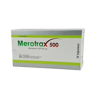 Merotrax 500mg IV 500mg/vial Injection