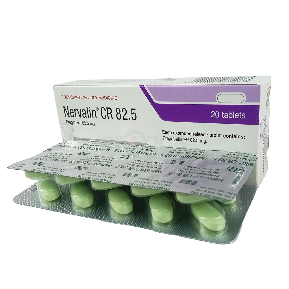 Nervalin CR 82.5 82.5mg Tablet