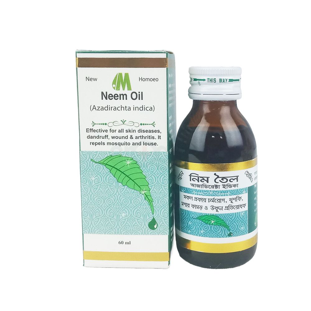 New Homoeo Neem Oil 60ml  